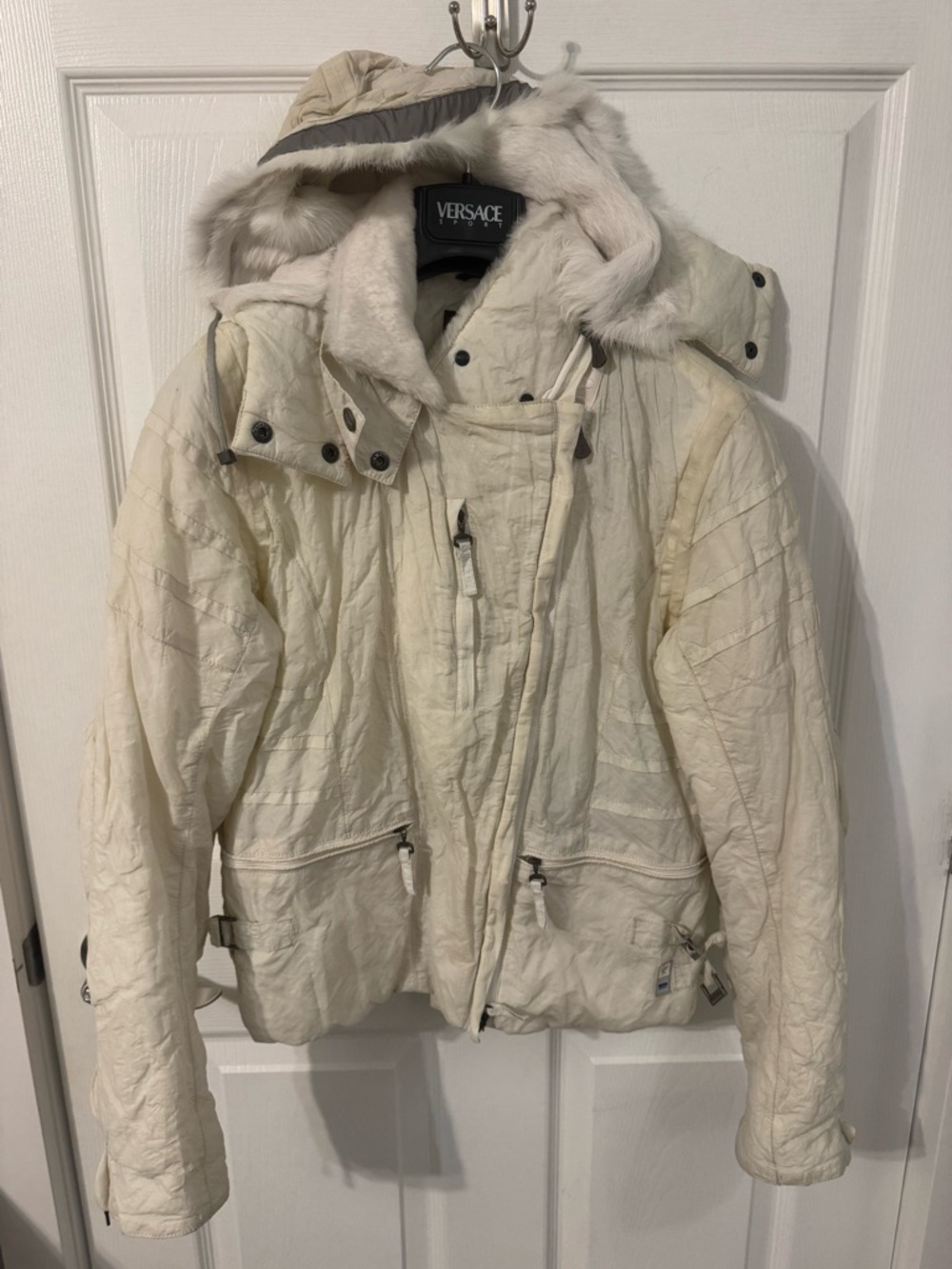 Versace Sport Ski Set Jacket + Pants Olympic Museum Collection Made in Italy 🇮🇹 - Picture 4 of 13